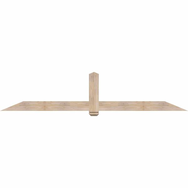 Ekena Millwork Eugene Smooth Timber Gable Bracket, Douglas Fir, 108"W x 22"H x 3 1/2"D x 5 1/2"F, 5/12 Pitch GBW108X22X0406EUG00SDF - main